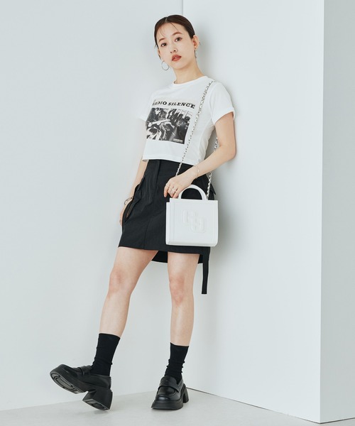 GYDA (ジェイダ)2WAY チェーンショルダーミニスクエアバッグ WEB限定商品】GYDA (ジェイダ)2WAY チェーンショルダーミニ