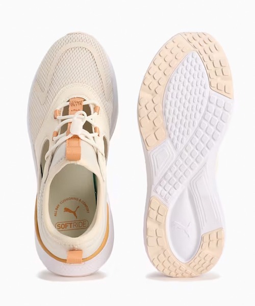 スニーカーミュール セール】PUMA/プーマ レディース スニーカー 軽量 クッション SOFTRIDE
