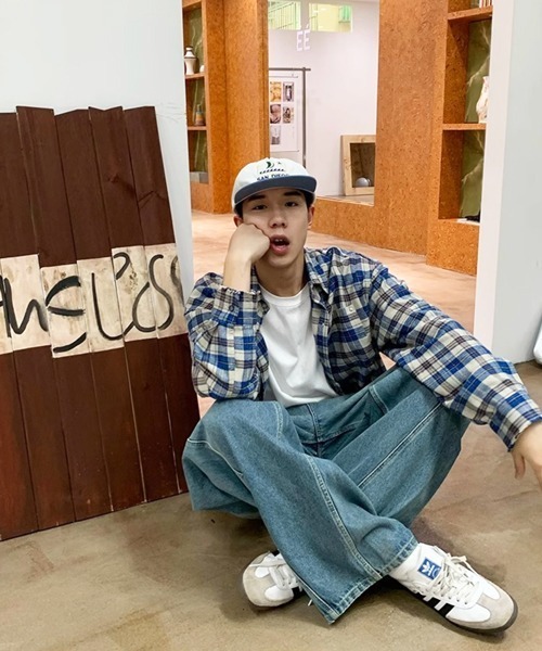NOWLE（ノウル）の「【NOWLE】裾ダメージ加工 チェック柄 ボタンシャツ（シャツ/ブラウス・メンズ・ブルー・MEDIUM/LARGE/X-LARGE）」の10枚目の写真