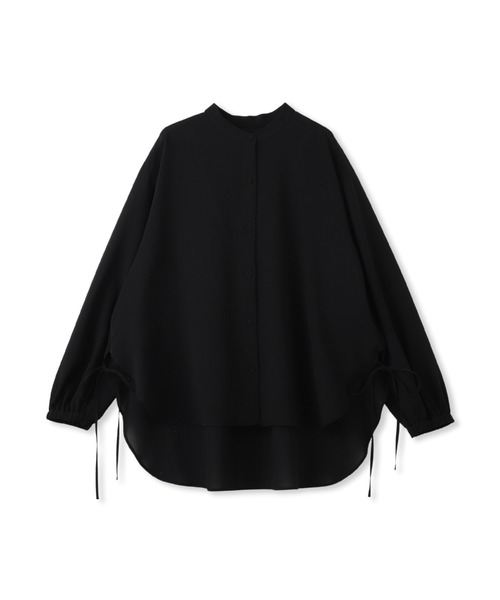 LAUTREAMONT（ロートレアモン）の「サイドリボンドレープブラウス≪イージーケア≫（シャツ/ブラウス・レディース・ライトブルー/イエロー/ブラック/ホワイト・9号）」の9枚目の写真