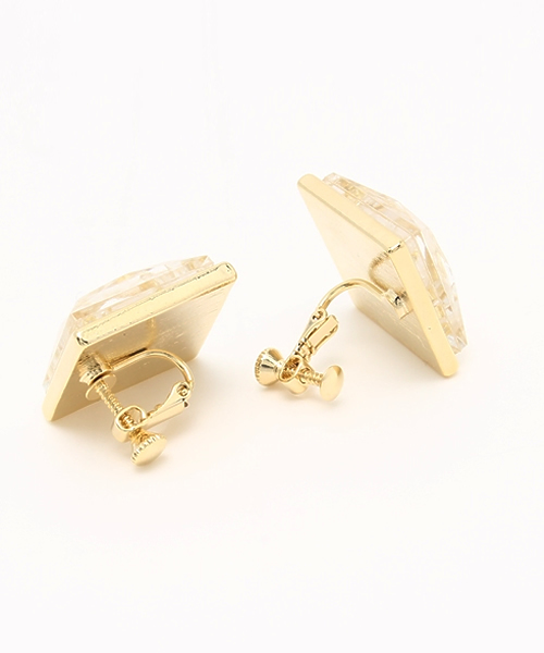 Chico（チコ）の「【who's who Chico】ビーズクリスタルイヤリング（イヤリング・レディース・オフホワイト/ホワイト・FREE）」の3枚目の写真