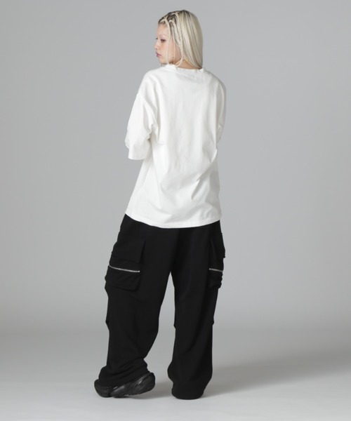 DANKE SCHON(ダンケシェーン)の「【WEB&DEPOT限定】DankeSchon/ダンケシェーン/16OE S/S TEE MAS(Tシャツ/カットソー・レディース・ホワイト/ブラック・L/M/S)」の9枚目の写真