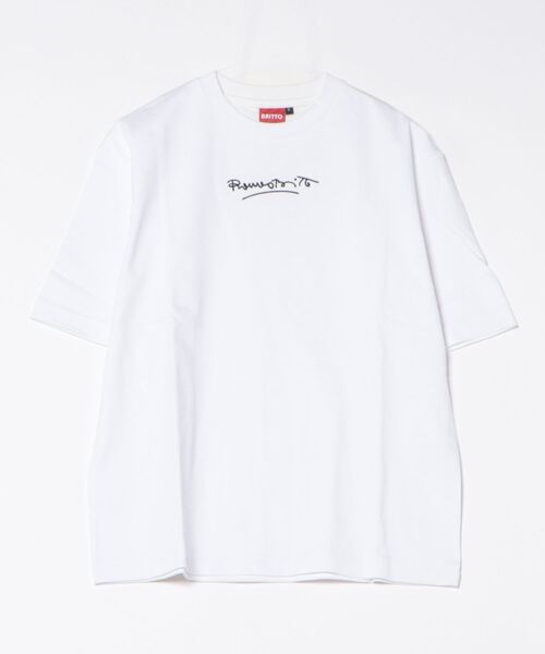 TONE SELECT GOODS(トーンセレクトグッズ)の「【BRITTO】 H/S TEE(Tシャツ/カットソー・メンズ・ブラック/ホワイト・MEDIUM/LARGE/X-LARGE/SMALL)」の4枚目の写真