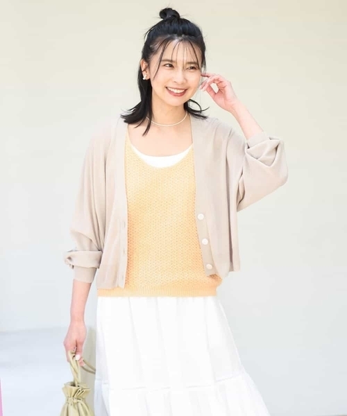 美品 LANVIN COLLECTION ドルマンスリーブ ニット カーディガン 美品 LANVIN COLLECTION ドルマンスリーブ ニットカーディガン