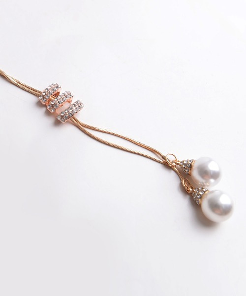 MARAI（マーライ）の「パールスパイラルネックレス キレイめ（ネックレス・レディース・シルバー/ゴールド・FREE）」の5枚目の写真