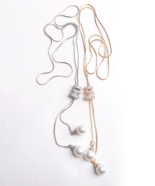 MARAI（マーライ）の「パールスパイラルネックレス キレイめ（ネックレス・レディース・シルバー/ゴールド・FREE）」の8枚目の写真