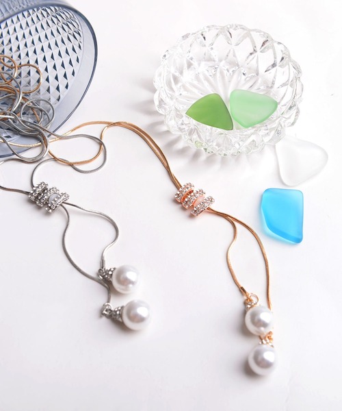 MARAI（マーライ）の「パールスパイラルネックレス キレイめ（ネックレス・レディース・シルバー/ゴールド・FREE）」の9枚目の写真