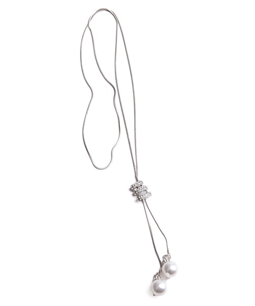 MARAI（マーライ）の「パールスパイラルネックレス キレイめ（ネックレス・レディース・シルバー/ゴールド・FREE）」の3枚目の写真