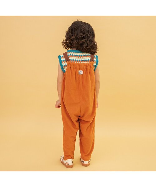 BREEZE（ブリーズ）の「【WEB限定】パイルオールインワン（つなぎ/オールインワン・キッズ・グリーン/オレンジ/パープル・80/90/100/110/120/130）」の9枚目の写真