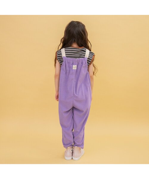 BREEZE（ブリーズ）の「【WEB限定】パイルオールインワン（つなぎ/オールインワン・キッズ・グリーン/オレンジ/パープル・80/90/100/110/120/130）」の12枚目の写真