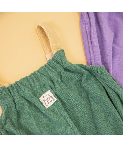 BREEZE（ブリーズ）の「【WEB限定】パイルオールインワン（つなぎ/オールインワン・キッズ・グリーン/オレンジ/パープル・80/90/100/110/120/130）」の16枚目の写真