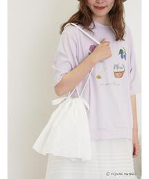 Samansa Mos2 | 【miyuki matsuo×Samansa Mos2】刺繍バッグ(ハンドバッグ)