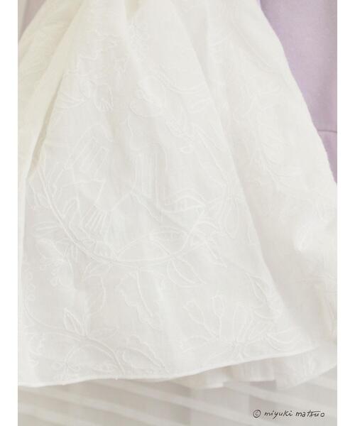 Samansa Mos2（サマンサ モスモス）の「【miyuki matsuo×Samansa Mos2】刺繍バッグ（ハンドバッグ・レディース・ブラック/オフホワイト・F）」の6枚目の写真