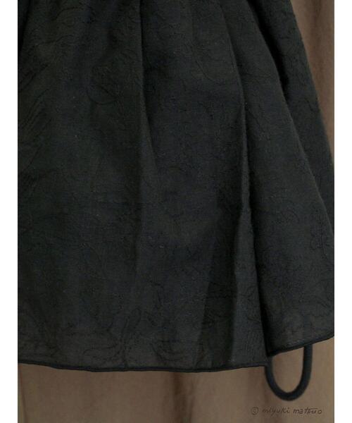 Samansa Mos2（サマンサ モスモス）の「【miyuki matsuo×Samansa Mos2】刺繍バッグ（ハンドバッグ・レディース・ブラック/オフホワイト・F）」の11枚目の写真