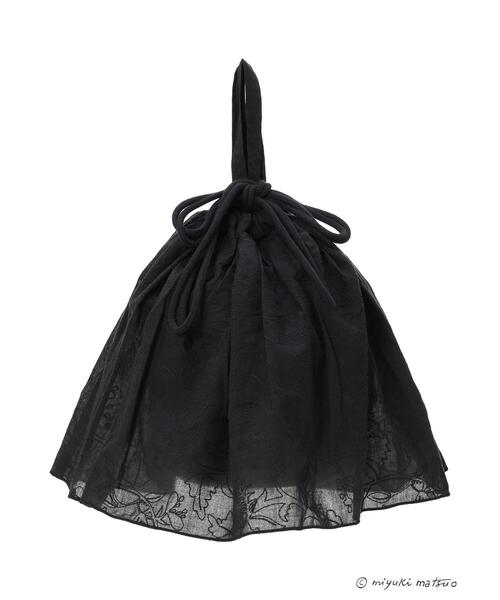 Samansa Mos2（サマンサ モスモス）の「【miyuki matsuo×Samansa Mos2】刺繍バッグ（ハンドバッグ・レディース・ブラック/オフホワイト・F）」の13枚目の写真