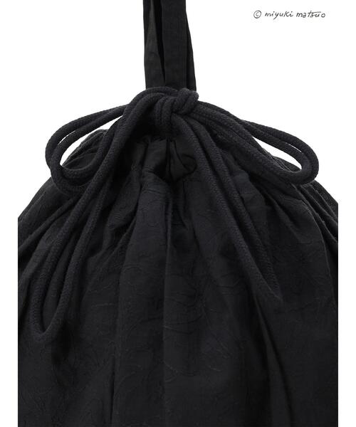 Samansa Mos2（サマンサ モスモス）の「【miyuki matsuo×Samansa Mos2】刺繍バッグ（ハンドバッグ・レディース・ブラック/オフホワイト・F）」の17枚目の写真