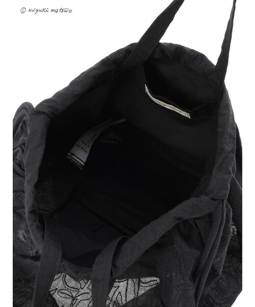 Samansa Mos2（サマンサ モスモス）の「【miyuki matsuo×Samansa Mos2】刺繍バッグ（ハンドバッグ・レディース・ブラック/オフホワイト・F）」の19枚目の写真