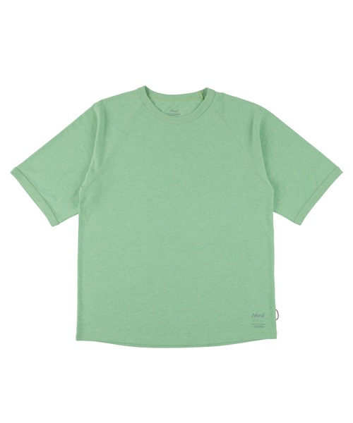 NANGA(ナンガ)の「DRY MIX RAGLAN SLEEVE TEE/ドライミックスラグランスリーブティー(Tシャツ/カットソー・メンズ・ブラック/ターコイズブルー/ホワイト/グリーン・S/M/L/XL)」の3枚目の写真