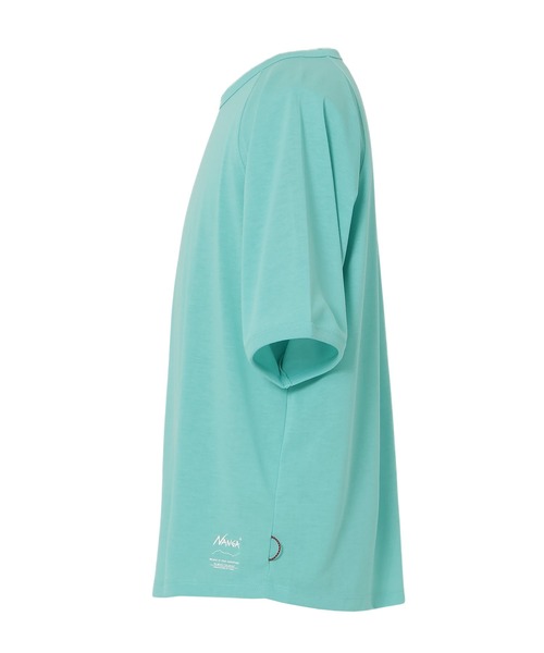 NANGA(ナンガ)の「DRY MIX RAGLAN SLEEVE TEE/ドライミックスラグランスリーブティー(Tシャツ/カットソー・メンズ・ブラック/ターコイズブルー/ホワイト/グリーン・S/M/L/XL)」の7枚目の写真