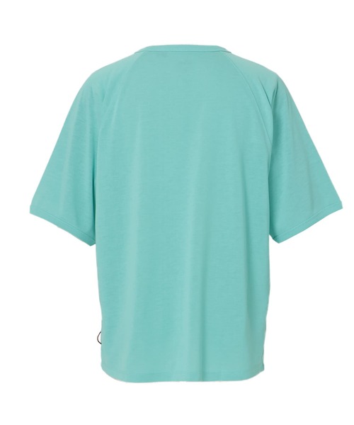 NANGA(ナンガ)の「DRY MIX RAGLAN SLEEVE TEE/ドライミックスラグランスリーブティー(Tシャツ/カットソー・メンズ・ブラック/ターコイズブルー/ホワイト/グリーン・S/M/L/XL)」の8枚目の写真