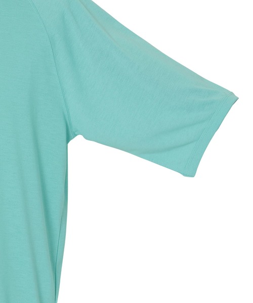 NANGA(ナンガ)の「DRY MIX RAGLAN SLEEVE TEE/ドライミックスラグランスリーブティー(Tシャツ/カットソー・メンズ・ブラック/ターコイズブルー/ホワイト/グリーン・S/M/L/XL)」の10枚目の写真