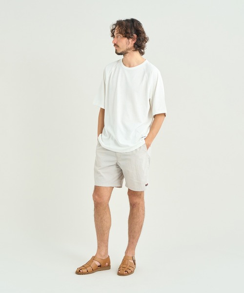 NANGA(ナンガ)の「DRY MIX RAGLAN SLEEVE TEE/ドライミックスラグランスリーブティー(Tシャツ/カットソー・メンズ・ブラック/ターコイズブルー/ホワイト/グリーン・S/M/L/XL)」の18枚目の写真