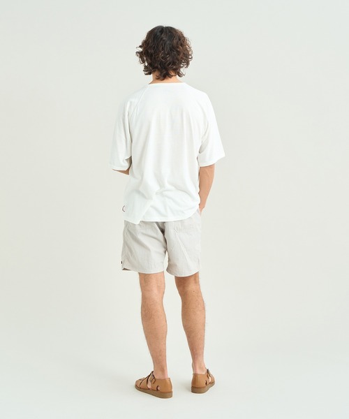 NANGA(ナンガ)の「DRY MIX RAGLAN SLEEVE TEE/ドライミックスラグランスリーブティー(Tシャツ/カットソー・メンズ・ブラック/ターコイズブルー/ホワイト/グリーン・S/M/L/XL)」の21枚目の写真