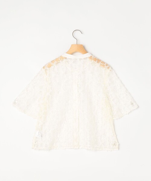 MICO COULIER(ミコクリエ)の「スパンコールチュールブラウス(シャツ/ブラウス・レディース・ブラック/オフホワイト・38)」の12枚目の写真