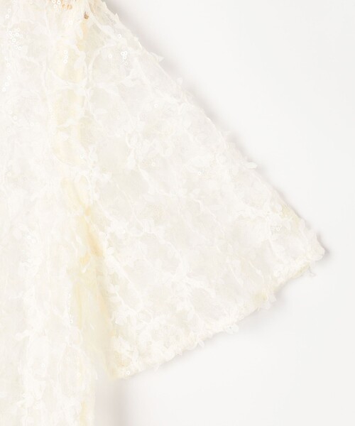 MICO COULIER(ミコクリエ)の「スパンコールチュールブラウス(シャツ/ブラウス・レディース・ブラック/オフホワイト・38)」の15枚目の写真