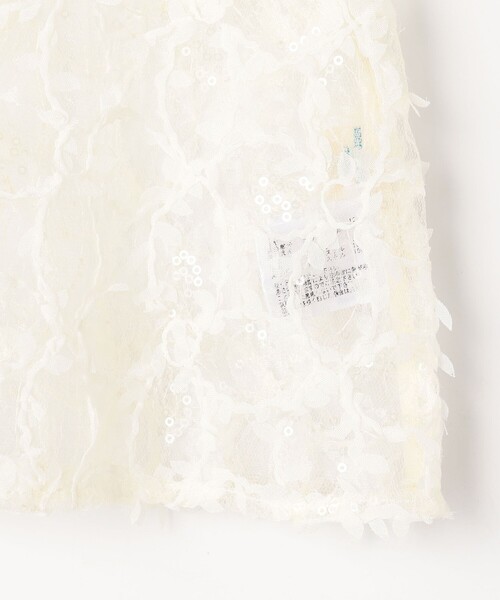 MICO COULIER(ミコクリエ)の「スパンコールチュールブラウス(シャツ/ブラウス・レディース・ブラック/オフホワイト・38)」の16枚目の写真