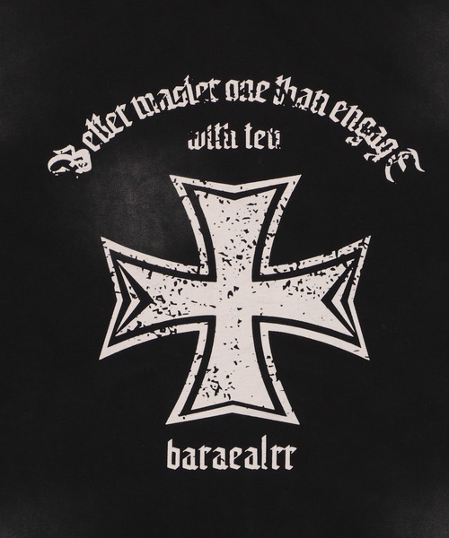 Figments（フィグメンツ）の「クロスビッグＴ（Tシャツ/カットソー・レディース・ブラック/ホワイト・FREE）」の6枚目の写真