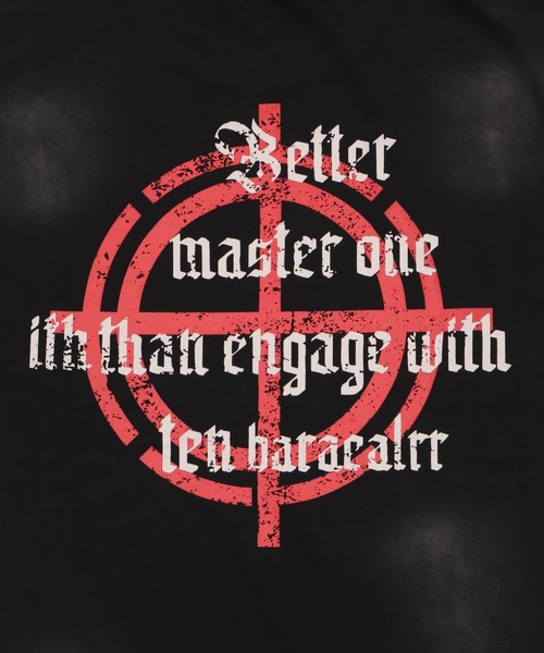 Figments（フィグメンツ）の「クロスビッグＴ（Tシャツ/カットソー・レディース・ブラック/ホワイト・FREE）」の7枚目の写真