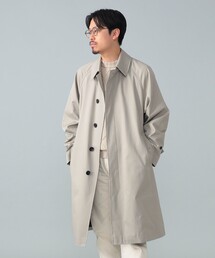 シングル ベルテッドバルカラーコート