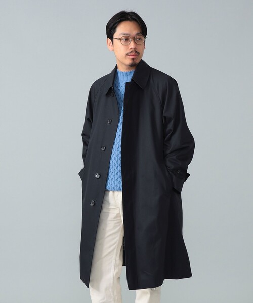 BEAMS F（ビームスエフ）の「シングル ベルテッドバルカラーコート（その他アウター・メンズ・ベージュ/ネイビー・40/38/42/36）」の22枚目の写真