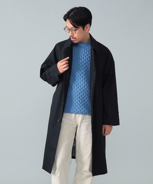 BEAMS F（ビームスエフ）の「シングル ベルテッドバルカラーコート（その他アウター・メンズ・ベージュ/ネイビー・40/38/42/36）」の21枚目の写真