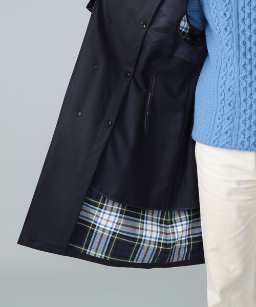 BEAMS F（ビームスエフ）の「シングル ベルテッドバルカラーコート（その他アウター・メンズ・ベージュ/ネイビー・40/38/42/36）」の17枚目の写真