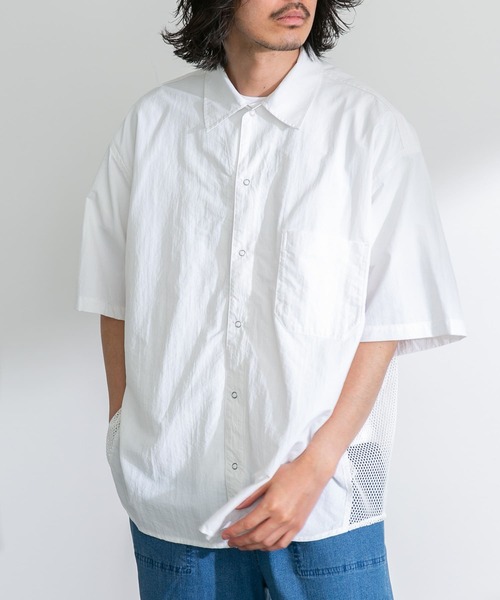 セール】ARMY TWILL Nylon OX Mesh H/S Shirts（シャツ/ブラウス