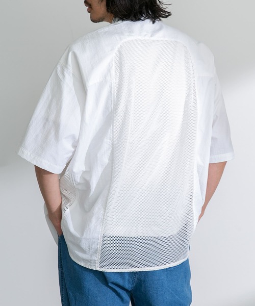 ARMY TWILL（アーミーツイル）の「ARMY TWILL　Nylon OX Mesh H/S Shirts（シャツ/ブラウス・メンズ・ブラック/カーキ/ホワイト・SMALL/MEDIUM）」の5枚目の写真
