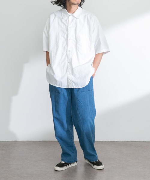 ARMY TWILL（アーミーツイル）の「ARMY TWILL　Nylon OX Mesh H/S Shirts（シャツ/ブラウス・メンズ・ブラック/カーキ/ホワイト・SMALL/MEDIUM）」の6枚目の写真