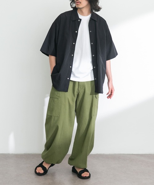 ARMY TWILL（アーミーツイル）の「ARMY TWILL　Nylon OX Mesh H/S Shirts（シャツ/ブラウス・メンズ・ブラック/カーキ/ホワイト・SMALL/MEDIUM）」の11枚目の写真