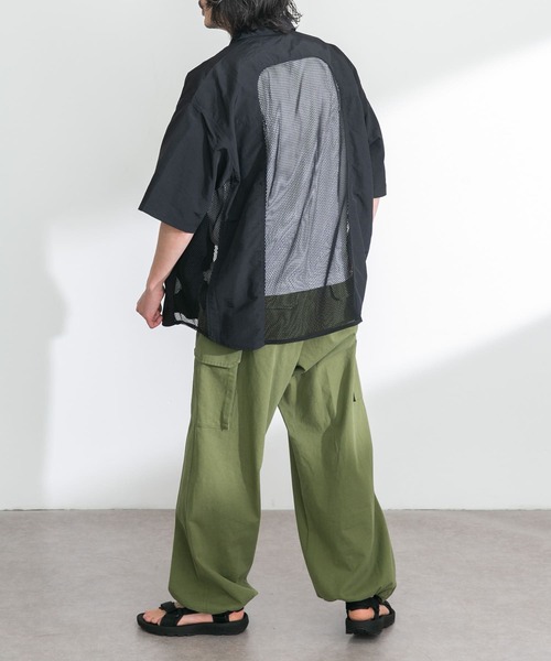 ARMY TWILL（アーミーツイル）の「ARMY TWILL　Nylon OX Mesh H/S Shirts（シャツ/ブラウス・メンズ・ブラック/カーキ/ホワイト・SMALL/MEDIUM）」の12枚目の写真