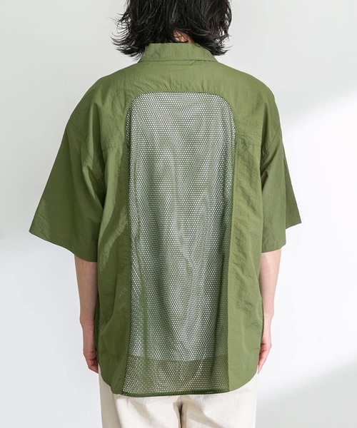 セール】ARMY TWILL Nylon OX Mesh H/S Shirts（シャツ/ブラウス