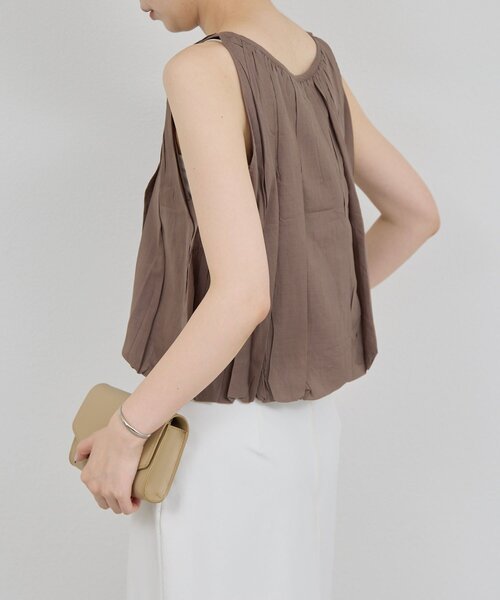 ブラウス シャツ 「WALANCE」オーガニックコットンバルーンブラウス レディース セール】【WALANCE】オーガニックコットンバルーンブラウス
