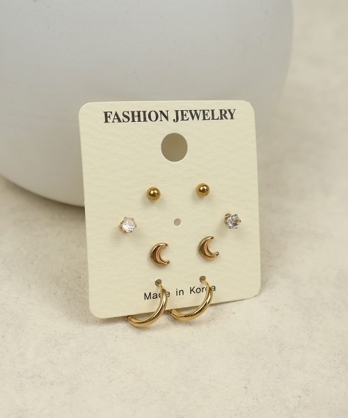 CEMONEMO(セモネモ)の「【金属アレルギー対応】 マルチ ピアス 4セット / ステンレス(ピアス(両耳用)・レディース・その他1/その他2/その他3/その他5/その他4/その他6・FREE)」の15枚目の写真