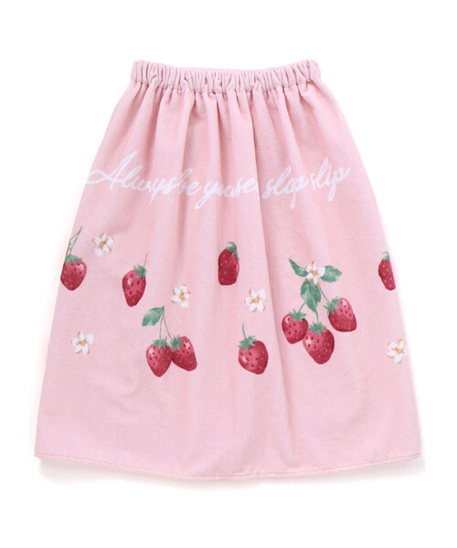 SLAP SLIP（スラップスリップ）の「モチーフプリントラップタオル（スイムグッズ・キッズ・ブルー/オフホワイト/パープル/ピンク・FREE）」の4枚目の写真