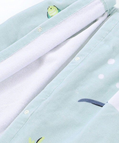 SLAP SLIP（スラップスリップ）の「モチーフプリントラップタオル（スイムグッズ・キッズ・ブルー/オフホワイト/パープル/ピンク・FREE）」の16枚目の写真