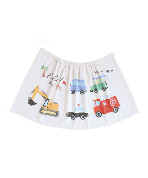 SLAP SLIP（スラップスリップ）の「モチーフプリントラップタオル（スイムグッズ・キッズ・ブルー/オフホワイト/パープル/ピンク・FREE）」の21枚目の写真