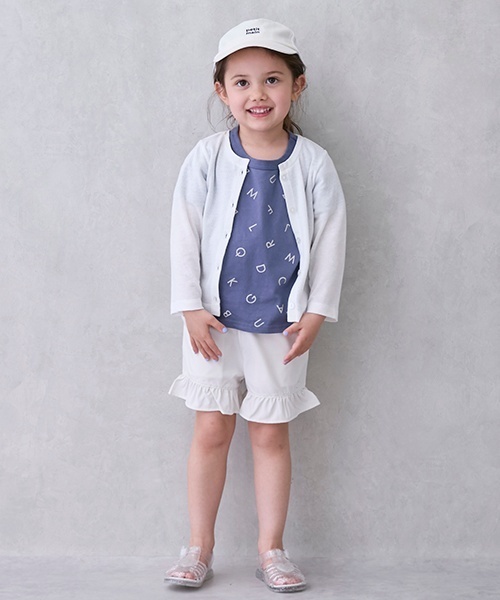 petit main(プティマイン)の「【UVカット/接触冷感】カーディガン(カーディガン/ボレロ・キッズ・ライトピンク/ライトブルー/オフホワイト・100cm/90cm/80cm/130cm/120cm/110cm)」の4枚目の写真