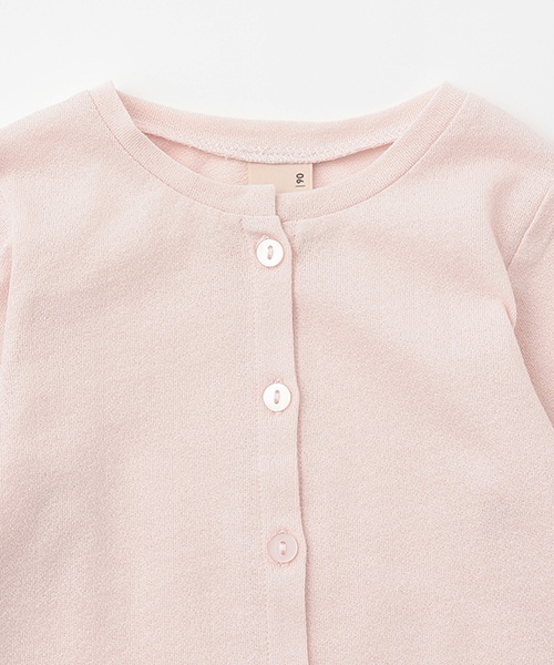 petit main(プティマイン)の「【UVカット/接触冷感】カーディガン(カーディガン/ボレロ・キッズ・ライトピンク/ライトブルー/オフホワイト・100cm/90cm/80cm/130cm/120cm/110cm)」の6枚目の写真