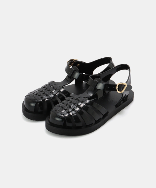 【関税込み】Ancient Greek Sandals ブラック Nice サンダル セール】ANCIENT GREEK SANDALS Homeria Jelly：サンダル